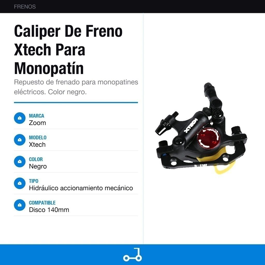 Caliper De Freno Xtech Para Monopatín Eléctrico Scooter