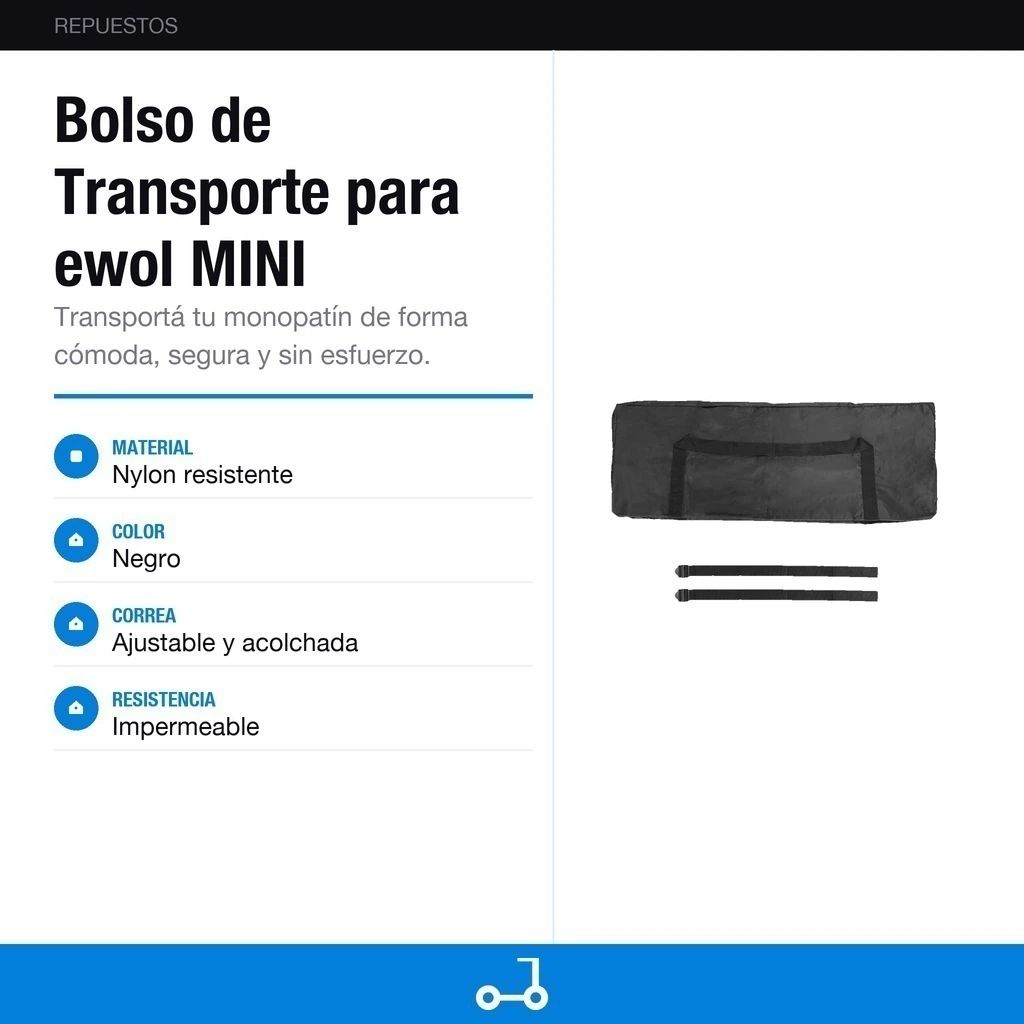 Bolso de Transporte para ewol MINI